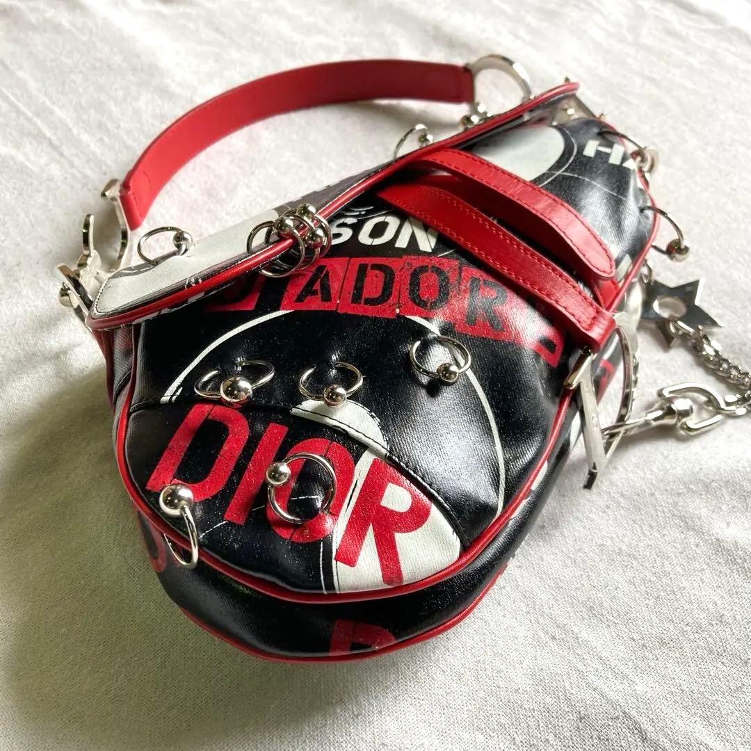 クリスチャンディオール ジョン・ガリアーノ ハードコア サドルバッグ