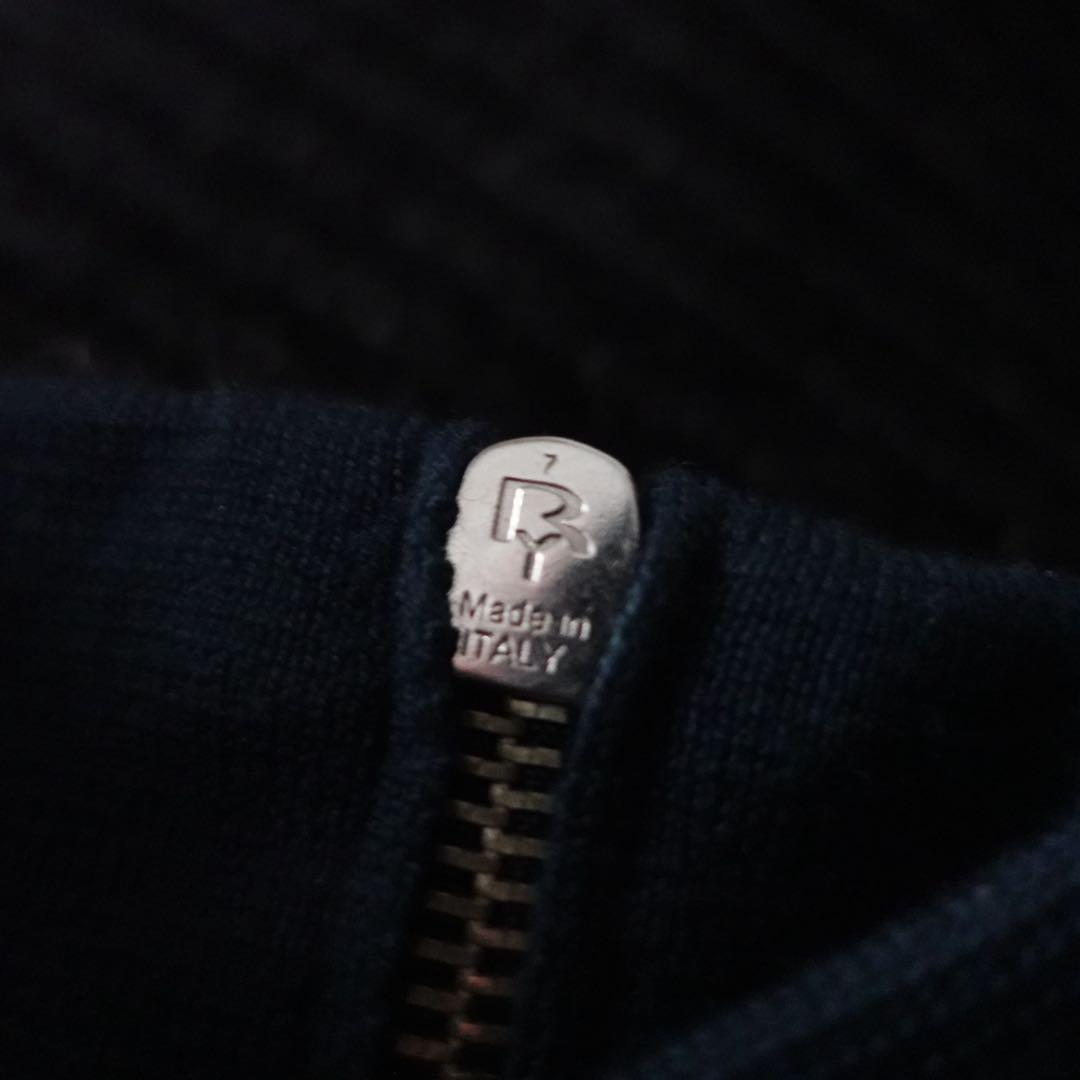 極美品】Falconeri ダブルジップ ドライバーズニット イタリア製