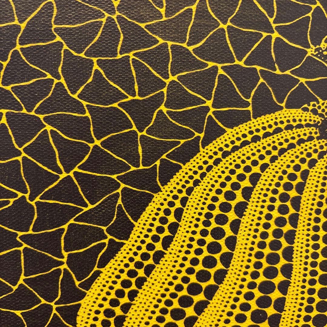 草間彌生 黄色かぼちゃ 模写 手書油彩 - メルカリ