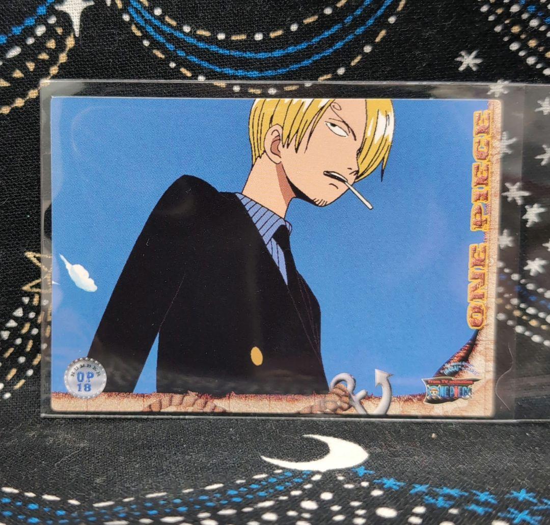 激レア ワンピース アマダ トレーディングステッカー アニメ サンジ