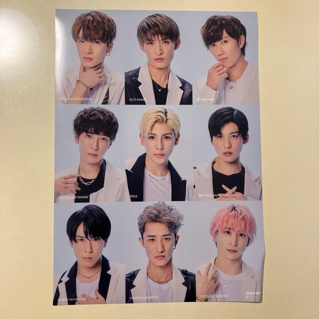 SnowMan アルバム 特典 A3クリアポスター - メルカリ