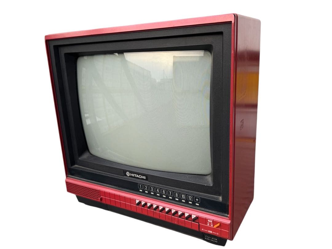 昭和レトロ HITACHI 日立カラーテレビ C14-413A （14型） - メルカリ