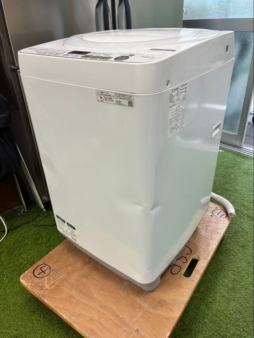 SHARP　ES-KS70V　7.0KG　2019年製　洗濯機　大きめ
