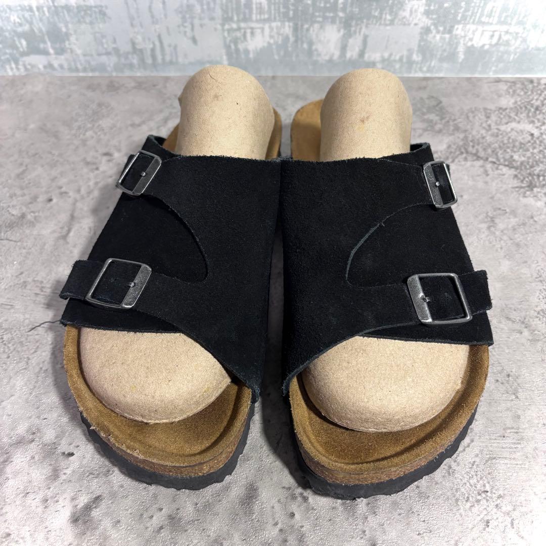 【美品！】ビルケンシュトック チューリッヒ 黒 38 24.5cm スエード