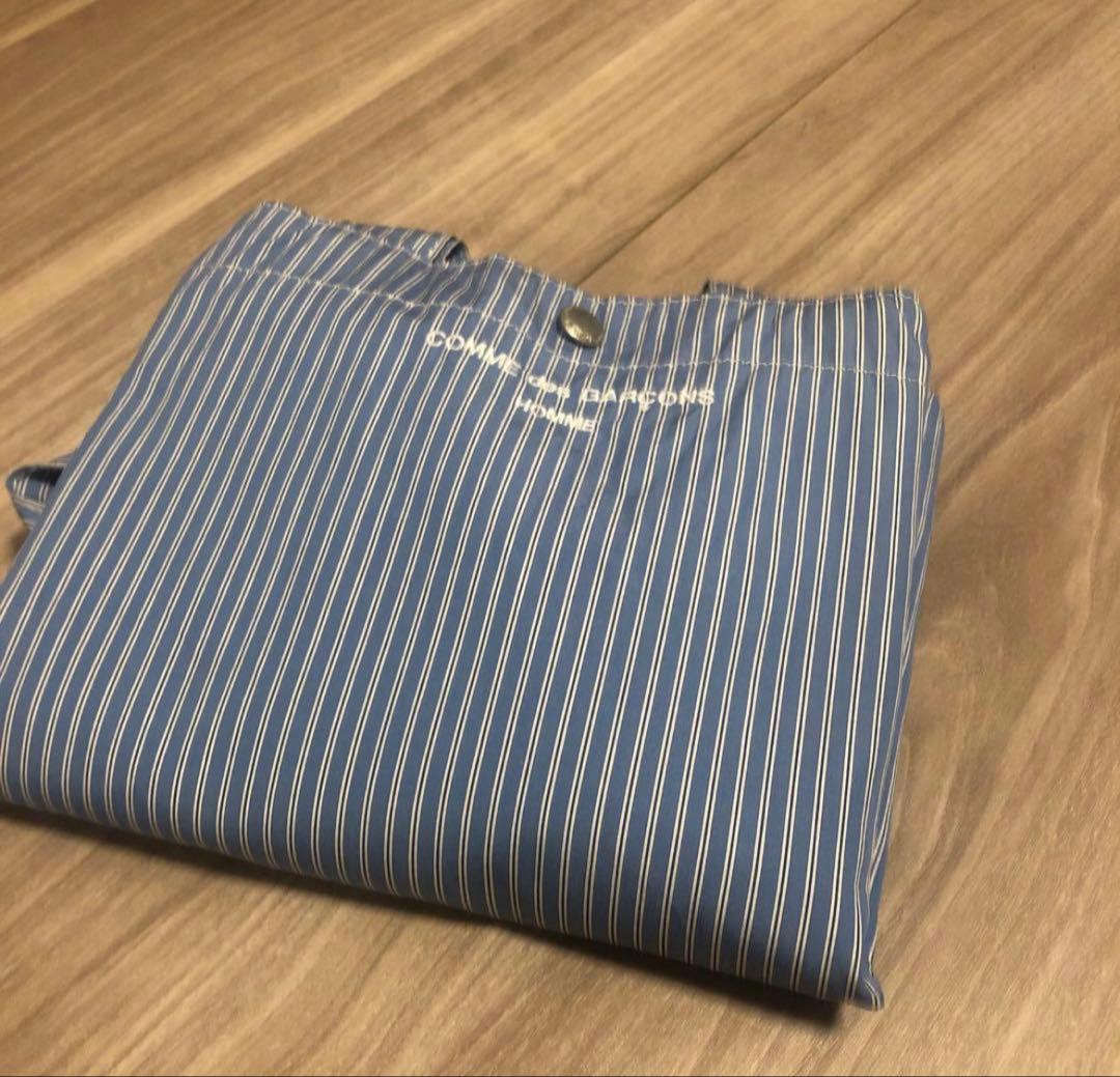 コムデギャルソンオム ストライプショルダーバッグ 2way トートバッグ