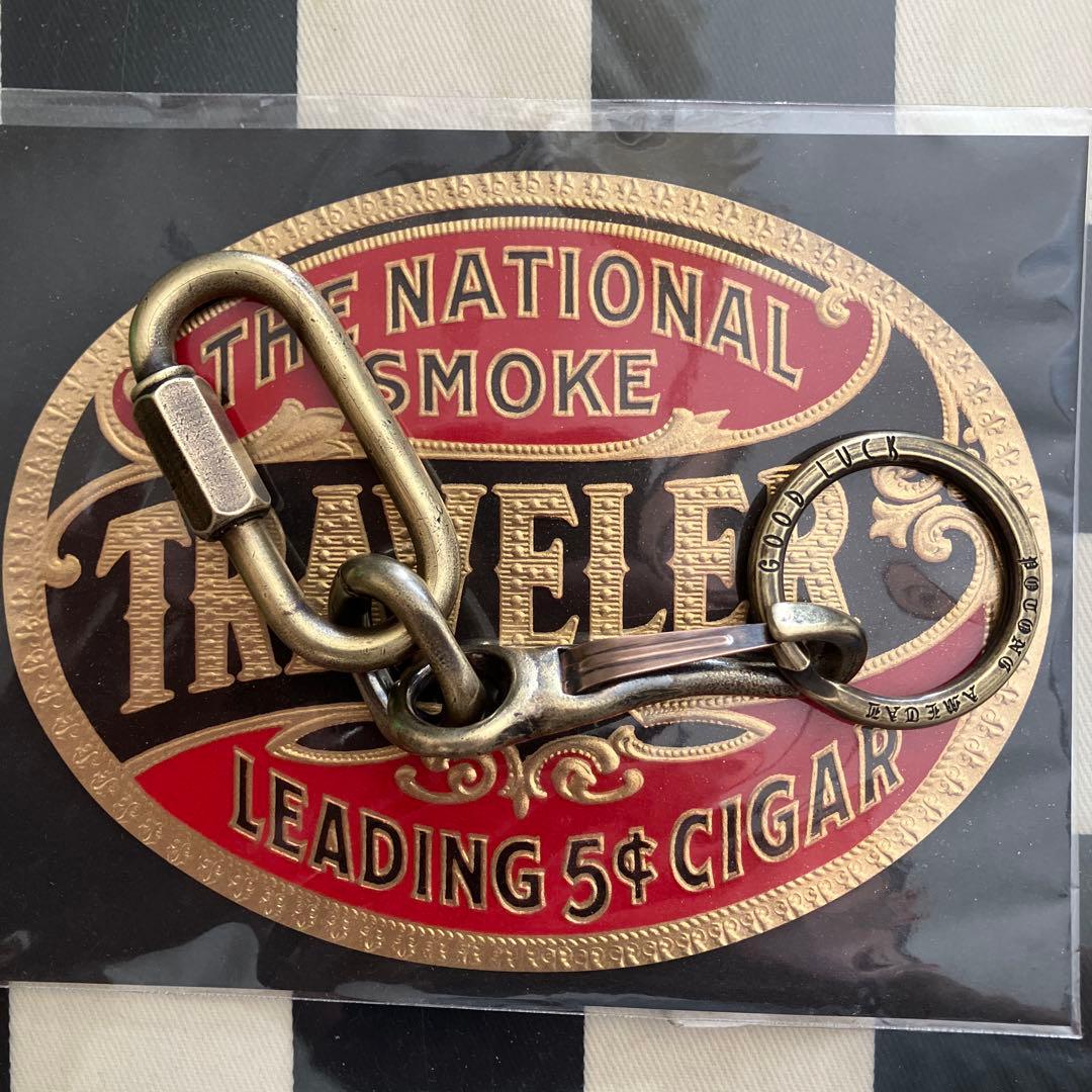 ブラス製カラビナ north＆juddナスカン使用 キーチェーン！新品未使用