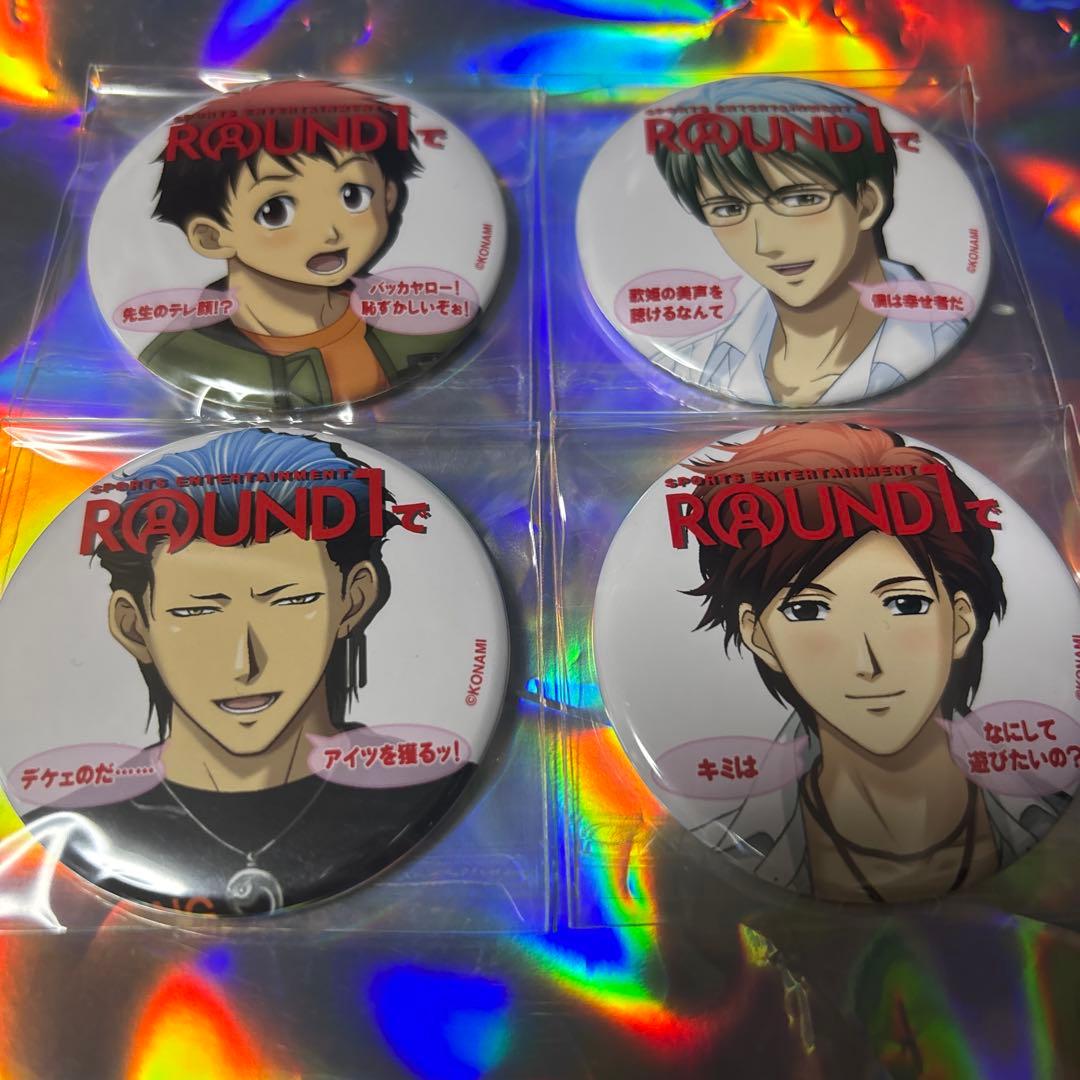 ときメモGS ラウンドワン 缶バッジ まとめ売り 桜井琥一 紺野玉緒 蓮見