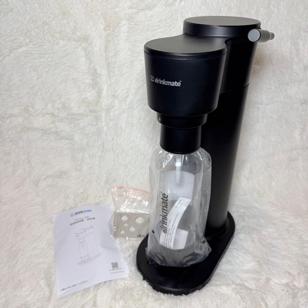 drinkmate 炭酸水メーカー ブラック 640 - メルカリ