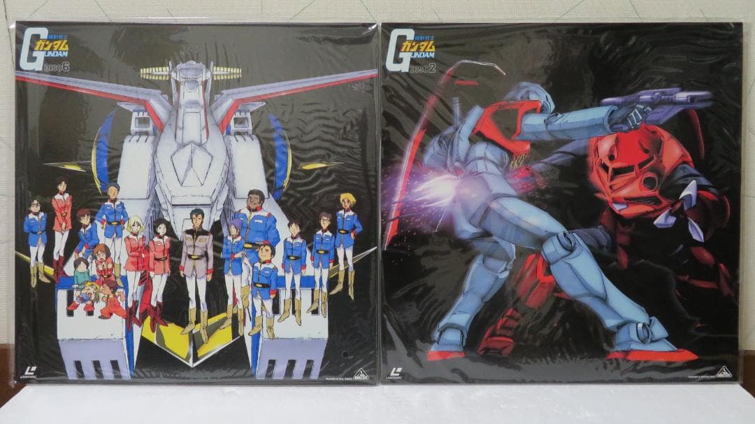 機動戦士ガンダムTV版LDメモリアルBOX Part.1&2セット LD12枚組