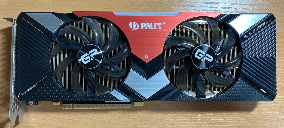 Palit GeForce RTX 2080 DUAL 美品 動作確認済 GeForce RTX 2080 Ti DUAL 11GB GDDR6 Graphics Card, NE6208T020LC-150A
