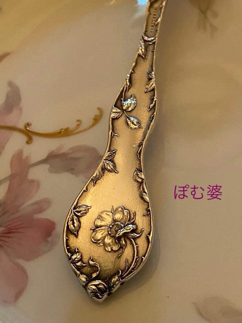 リード＆バートン】純銀 スターリング／ティースプーン「レ・サンク