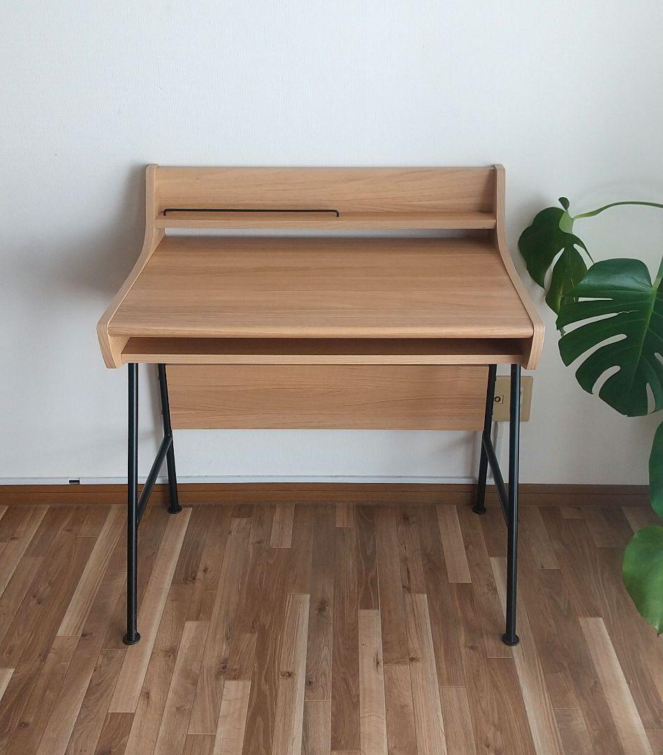 勉強机　パソコンデスク　作業台　学習机　シンプル&コンパクト 楽天市場】デスク パソコンデスク 白 ホワイト 幅100/120 PCデスク 机