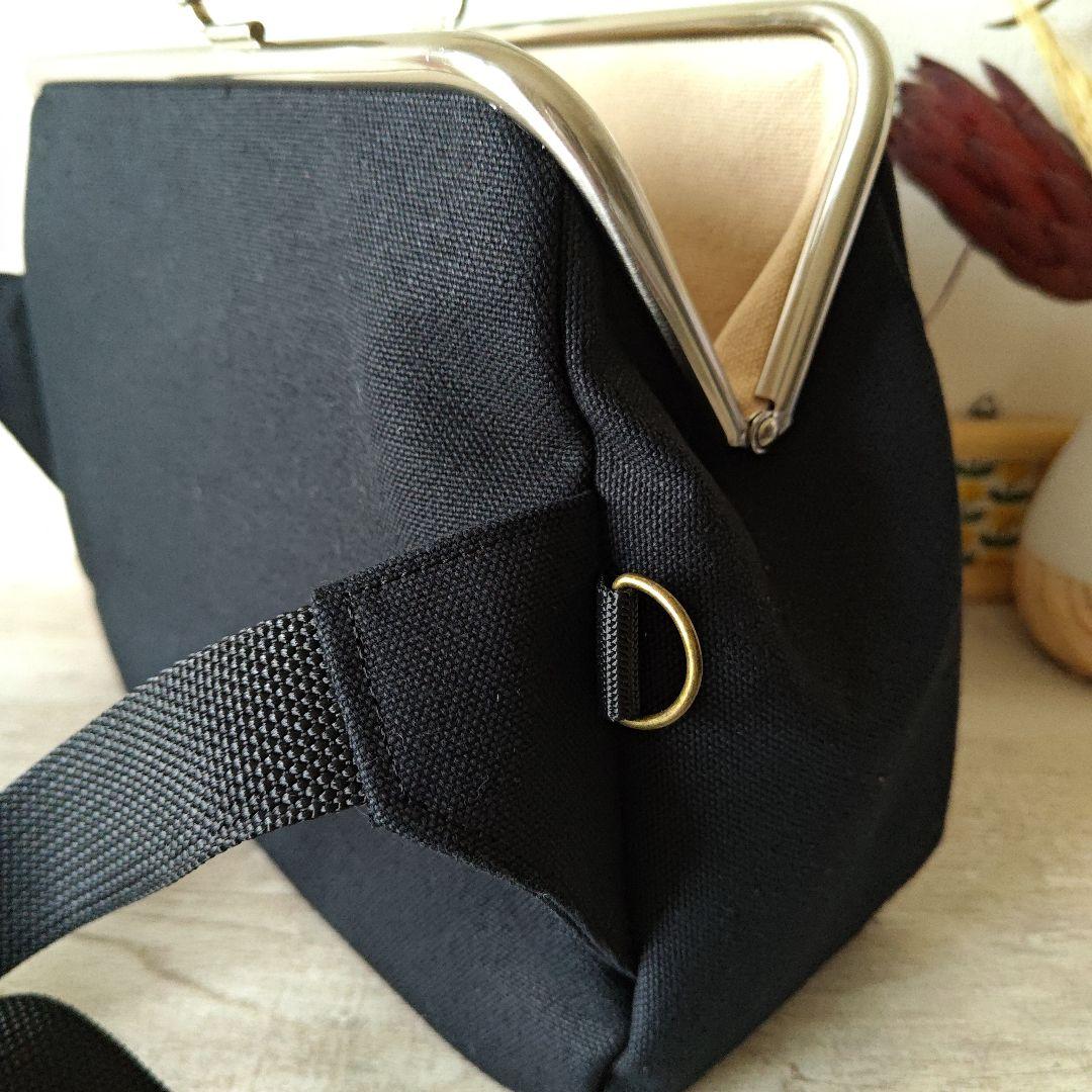 rakusu7529様】がま口ウエストバッグ ハンドメイド - メルカリ