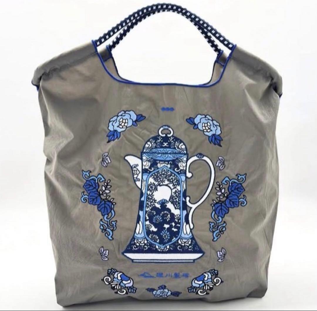 新品未使用】ボールアンドチェーン 深川製磁 コラボ ポット柄 グレー M