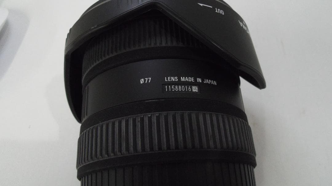 【中古品】シグマ 10-20mm f/4-5.6 ズームレンズ　Fマウント