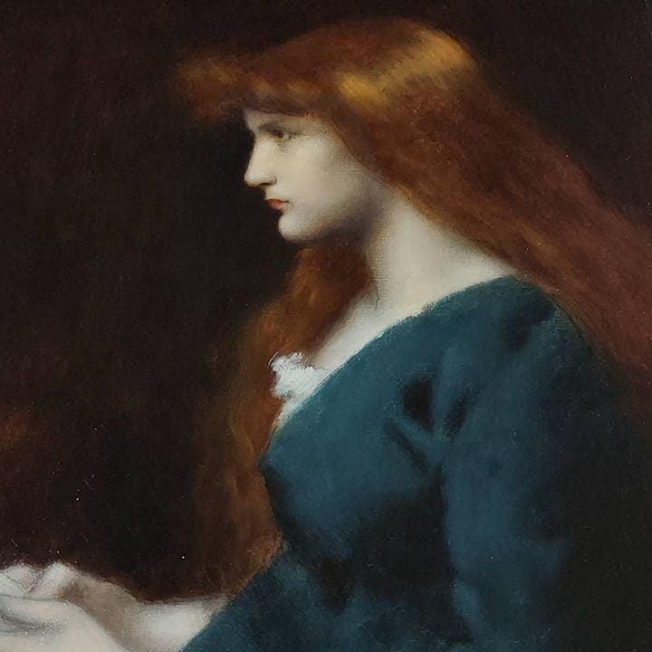 ジャンジャック・エンネル絵画女性像原画油絵