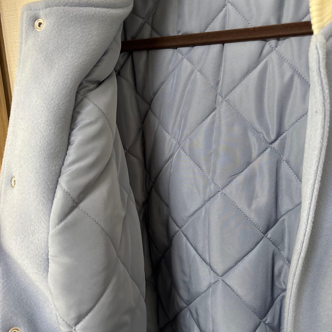 ZARA Randy's Donuts スタジャン 水色/白 - メルカリ