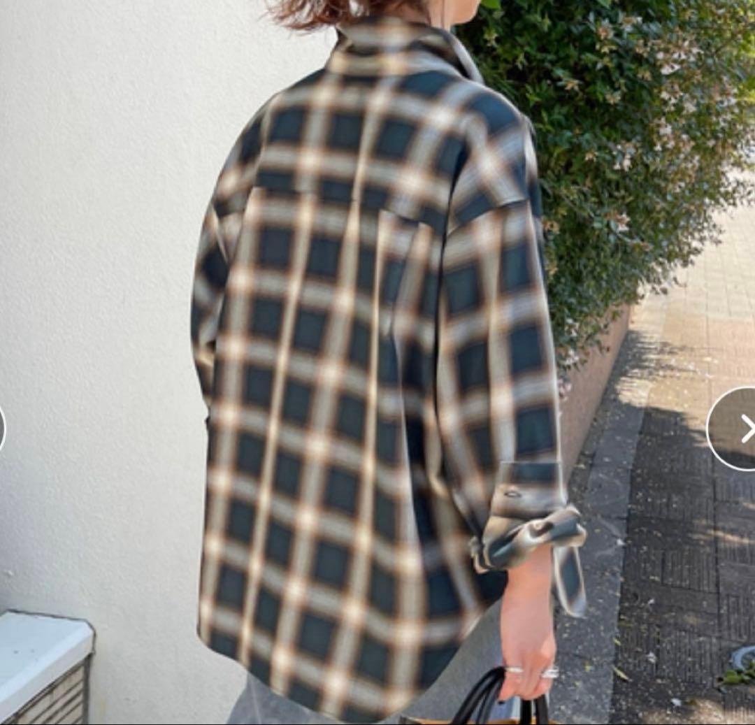 Spick and Span TRツイルチェックシャツ ブラック - メルカリ