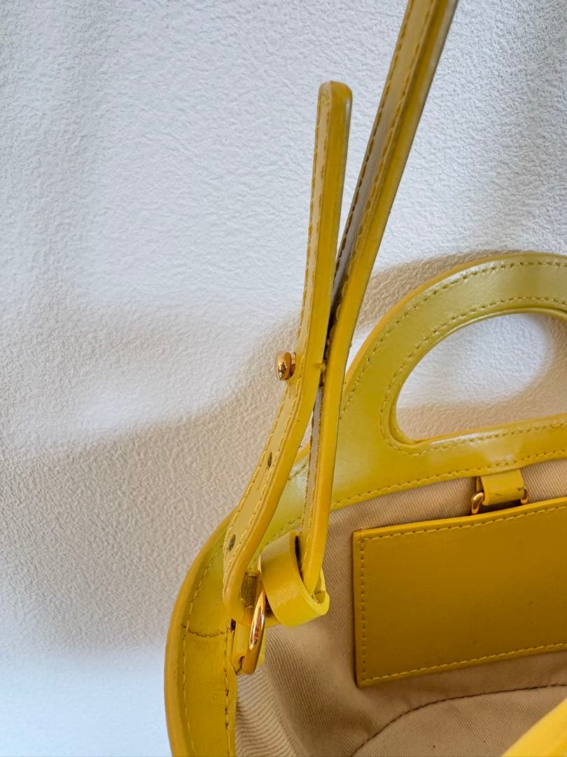 林檎様専用⭐︎ストロー レザー バッグ マルニ ショルダーバッグ カゴ