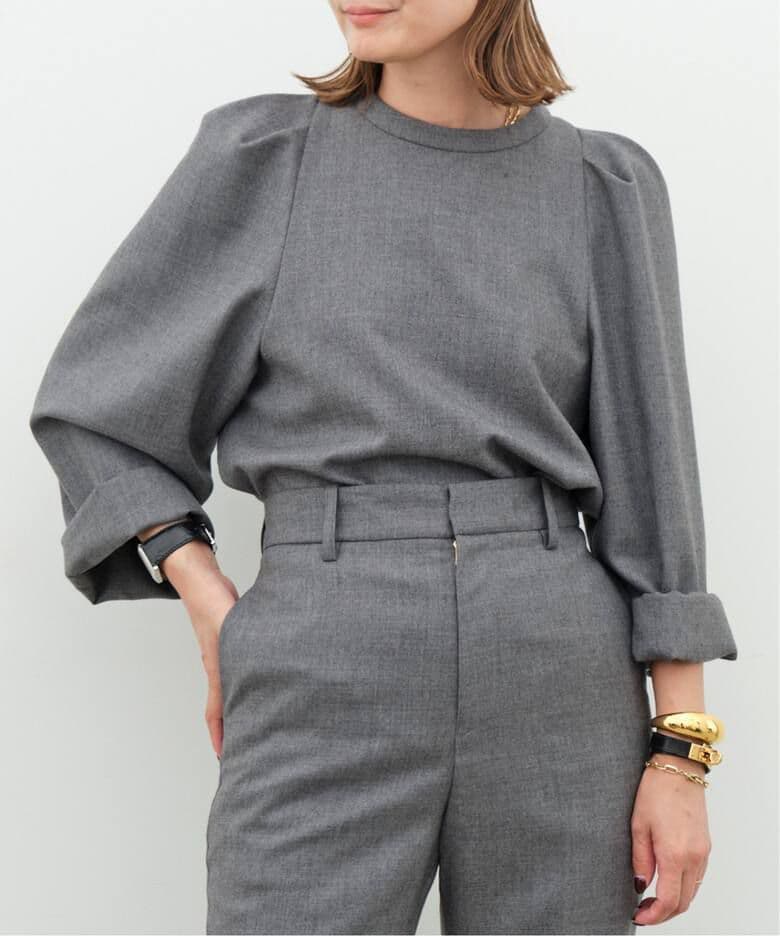 Deuxieme Classe★Enchant ブラウス★ドゥーズィエムクラス DEUXIEME CLASSE ドゥーズィエム クラス Enchant ブラウス グレー系