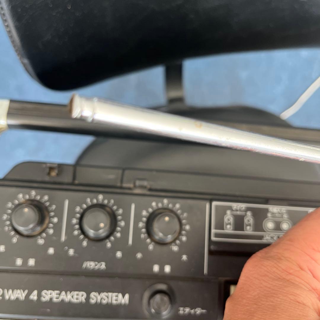 昭和レトロ東芝 TOSHIBAステレオラジオカセットレコーダーRT-8360S