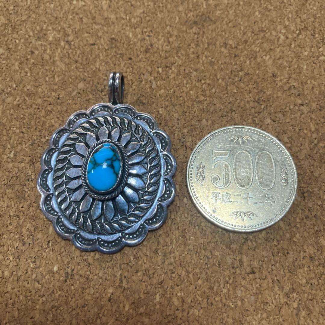 ゲーリーリーブス ターコイズ ナバホ ペンダント インディアン