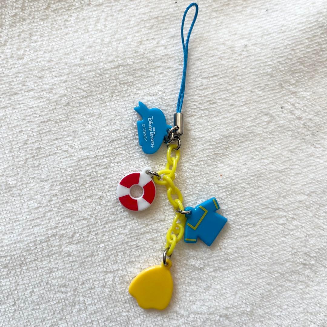 ドナルドダック ストラップ チャーム - メルカリ