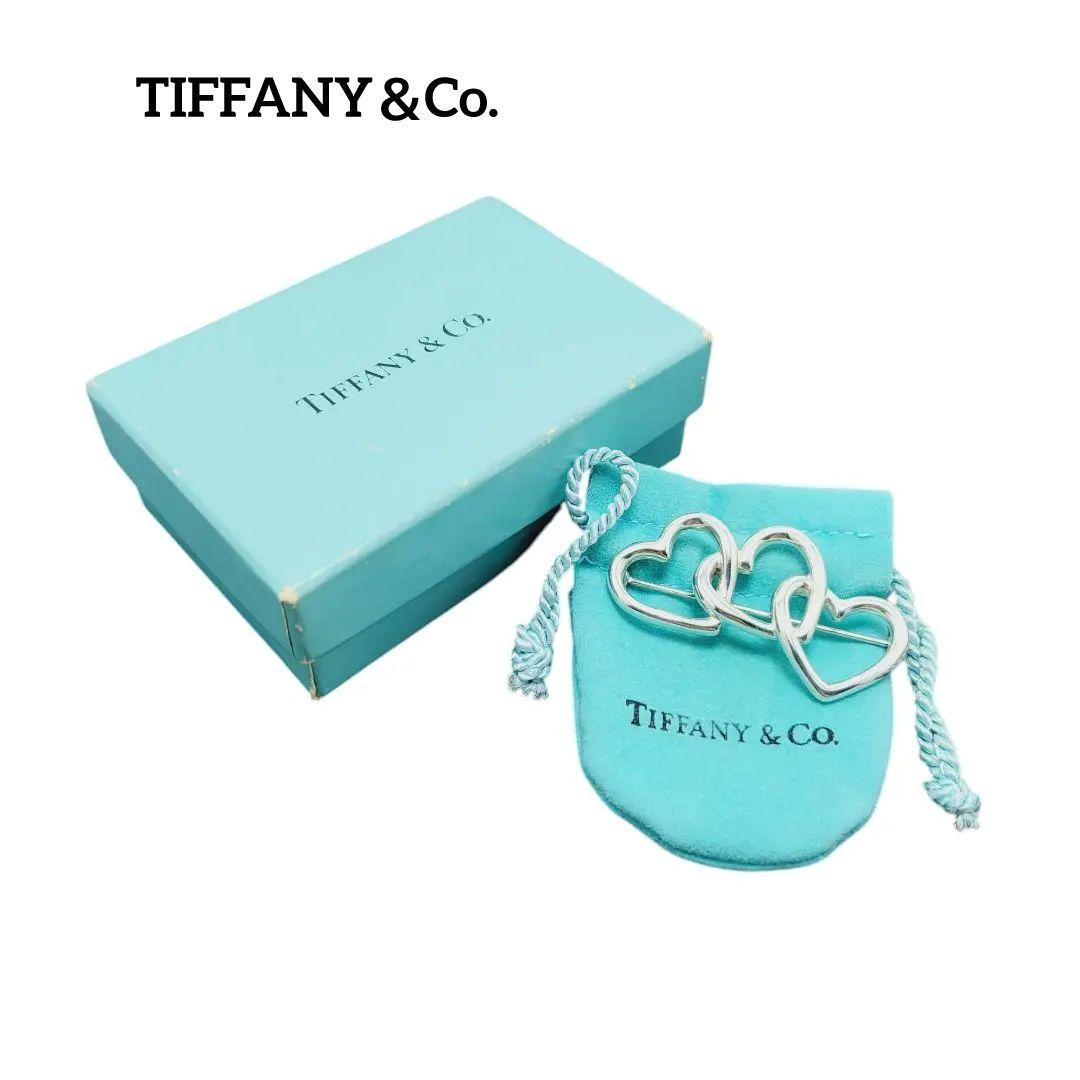 アン アン様 TIFFANY＆Co. ブローチ トリプルハート 925 アン アン様 TIFFANY＆Co. ブローチ トリプルハート 925 アン アン様