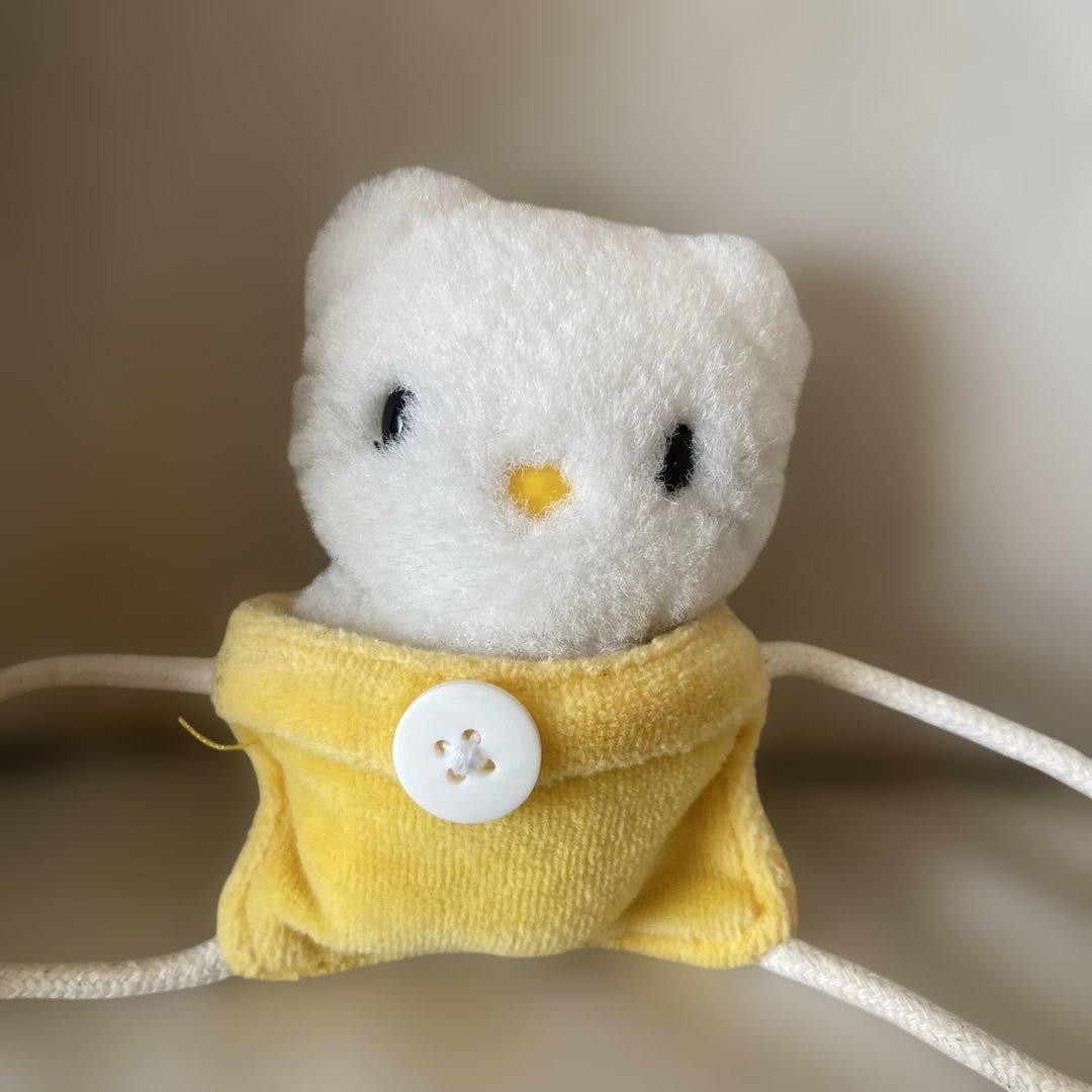 レア ハローキティ ぬいぐるみ イエローオーバーオール Babyおんぶ