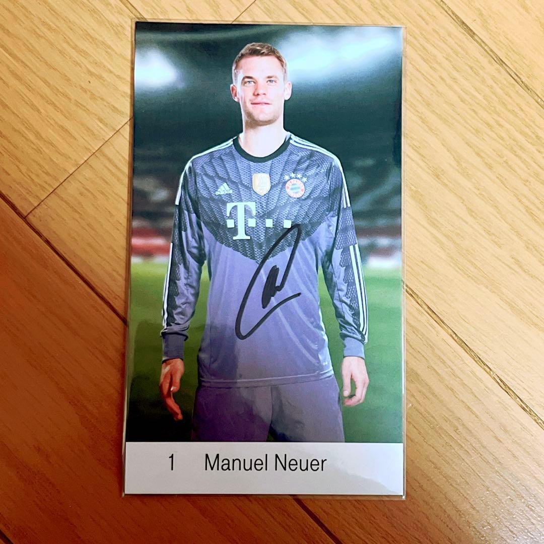 マヌエルノイアー 直筆サインカード バイエルン - メルカリ