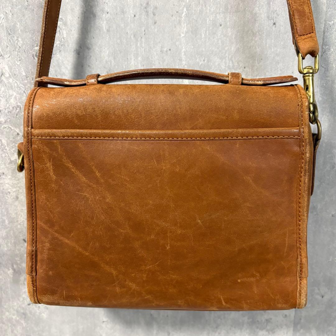 ✨希少✨オールドコーチ ターンロック レザー ショルダーバッグ