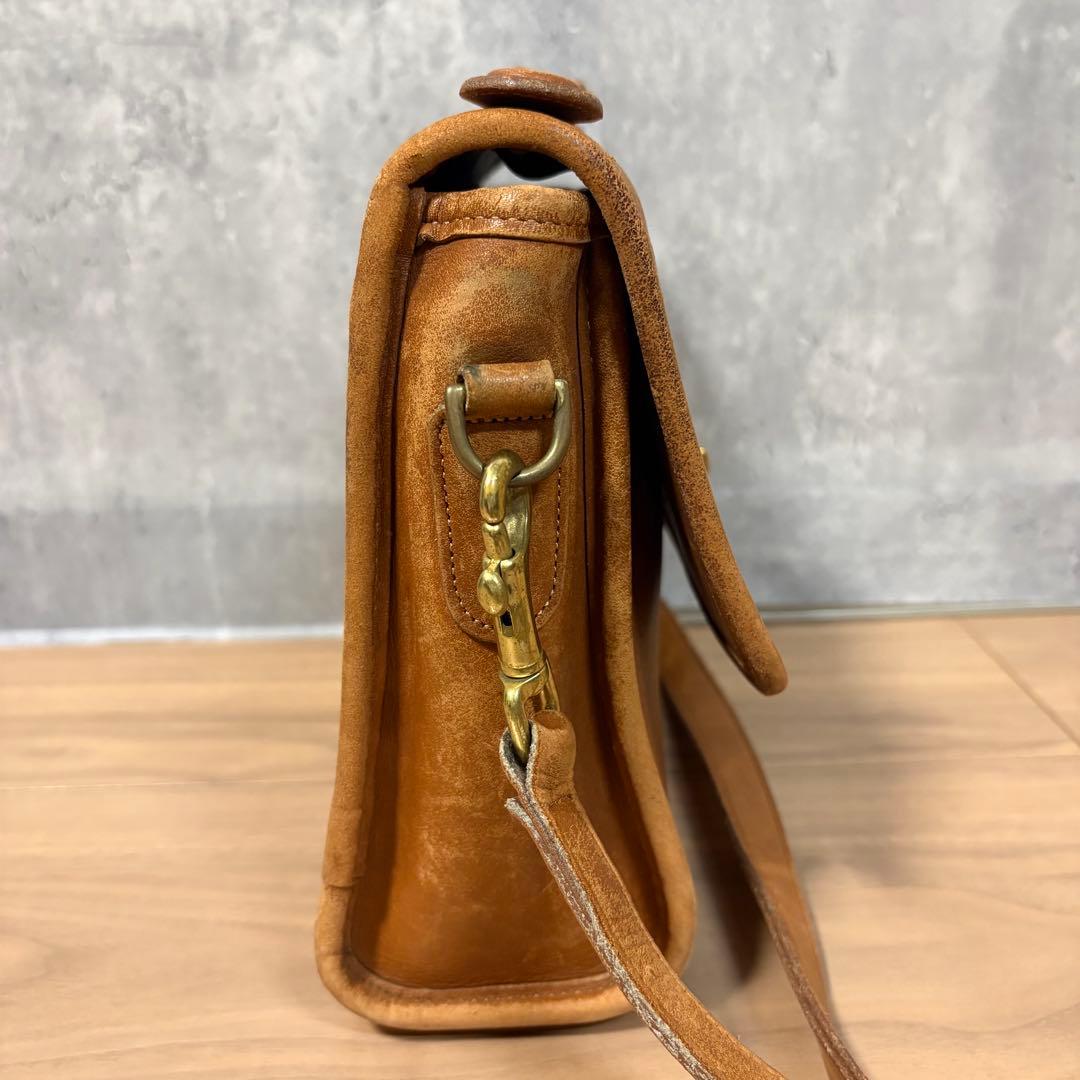 ✨希少✨オールドコーチ ターンロック レザー ショルダーバッグ