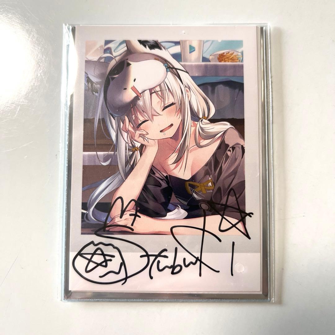 新品》白上フブキ【直筆サイン入りブロマイド】2023数量限定ver