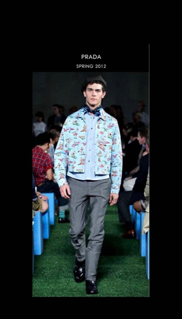 ぬ*る様 Prada 12ss surf print jacket - メルカリ