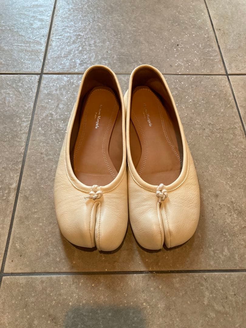 メゾンマルジェラ　タビバレエシューズ　ナチュラル 楽天市場】Maison Margiela(メゾン マルジェラ)/タビバレエシューズ