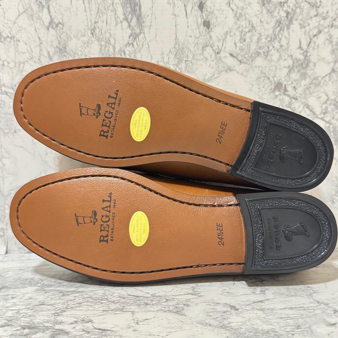 【新品未使用】REGAL タッセル ローファー ブラウン 24.5cm
