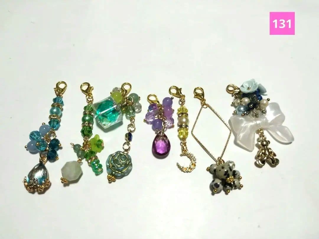 131，天然石チャーム☆オリジナルセット - メルカリ