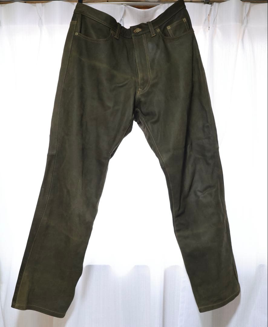 クシタニ EX-1220 エクスプローラージーンズ オリーブグリーン 35インチ EX-1220 エクスプローラージーンズ バイク用品｜KUSHITANI JAPAN