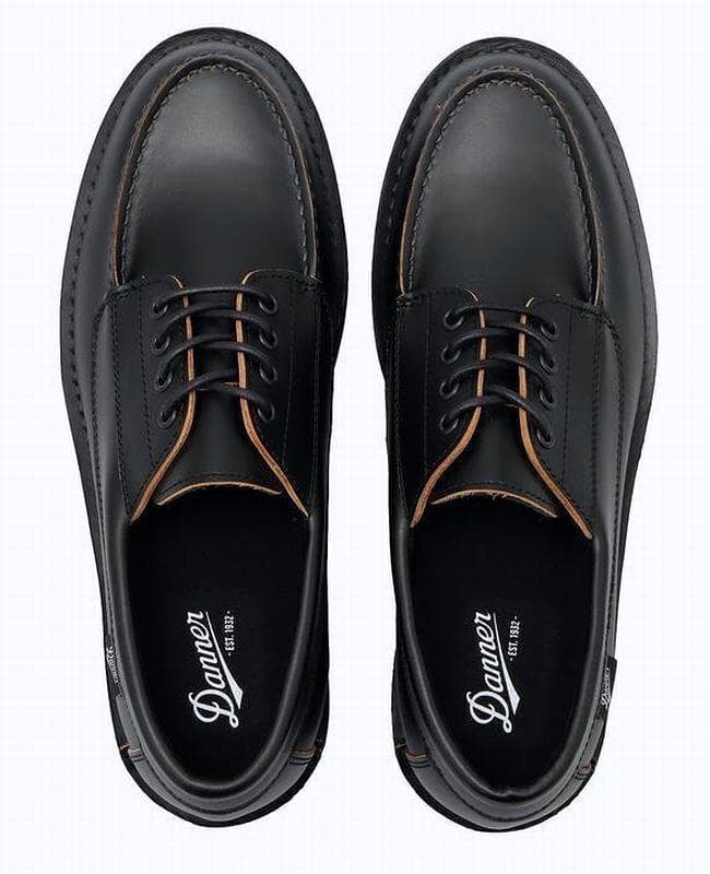 専用 ダナー ブローガン 茶芯 モカシン レザー シューズ 黒 25.5 ②