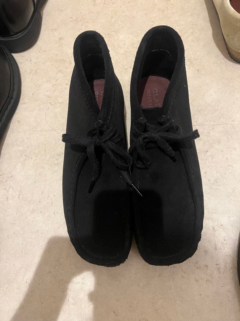 CLARKS ORIGINALS ブラック モカシン 26.5㎝ - メルカリ