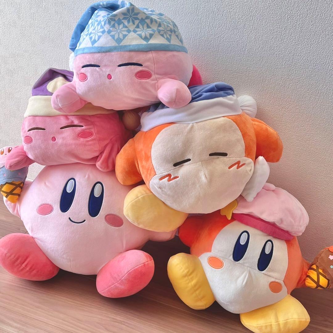 年末特価】星のカービィ 一番くじA賞 BIGぬいぐるみセット スリープ