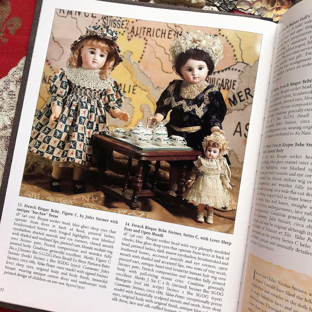 アンティークビスクドール 美麗洋書♡ブリュ ジュモー ミニョネット