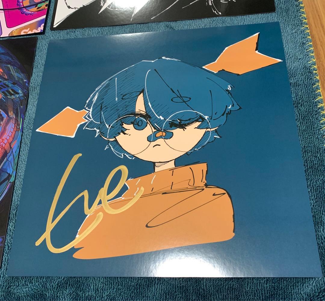 Eve Under Blue くじ 直筆サイン入りジャケットポスター - メルカリ
