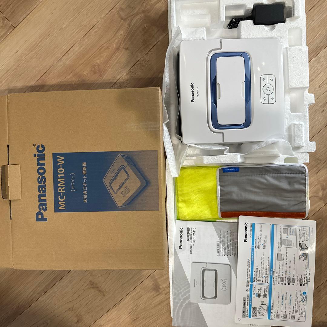 Panasonic ロボット掃除機 MC-RM10W 本体 概要 床拭きロボット掃除機 MC-RM10 | 掃除機・クリーナー | Panasonic
