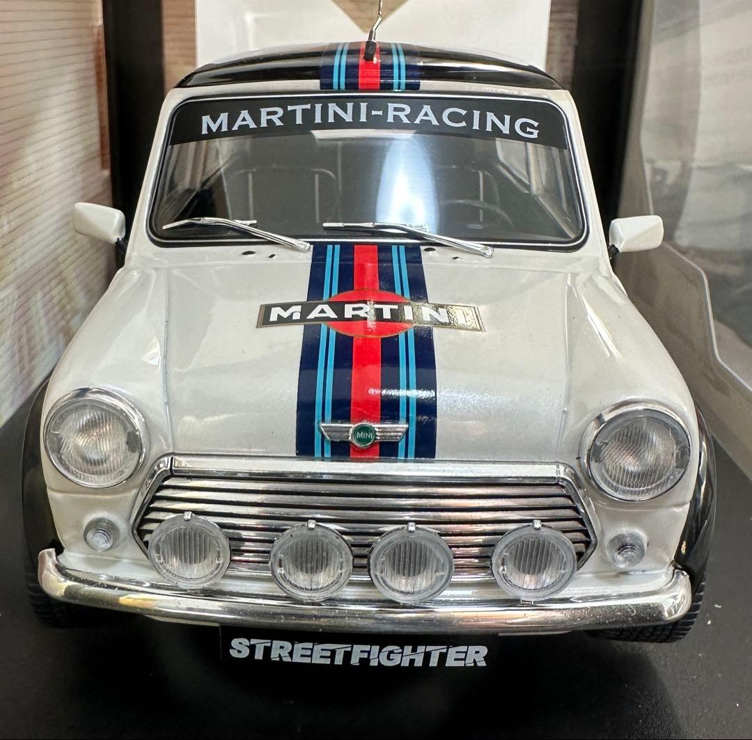 ミニカー SOLIDOMARTINIRACING STREETFIGHTER 1/18 ミニカー 1/18 ミニクーパー マルティニレーシング ラリー Solido MINI