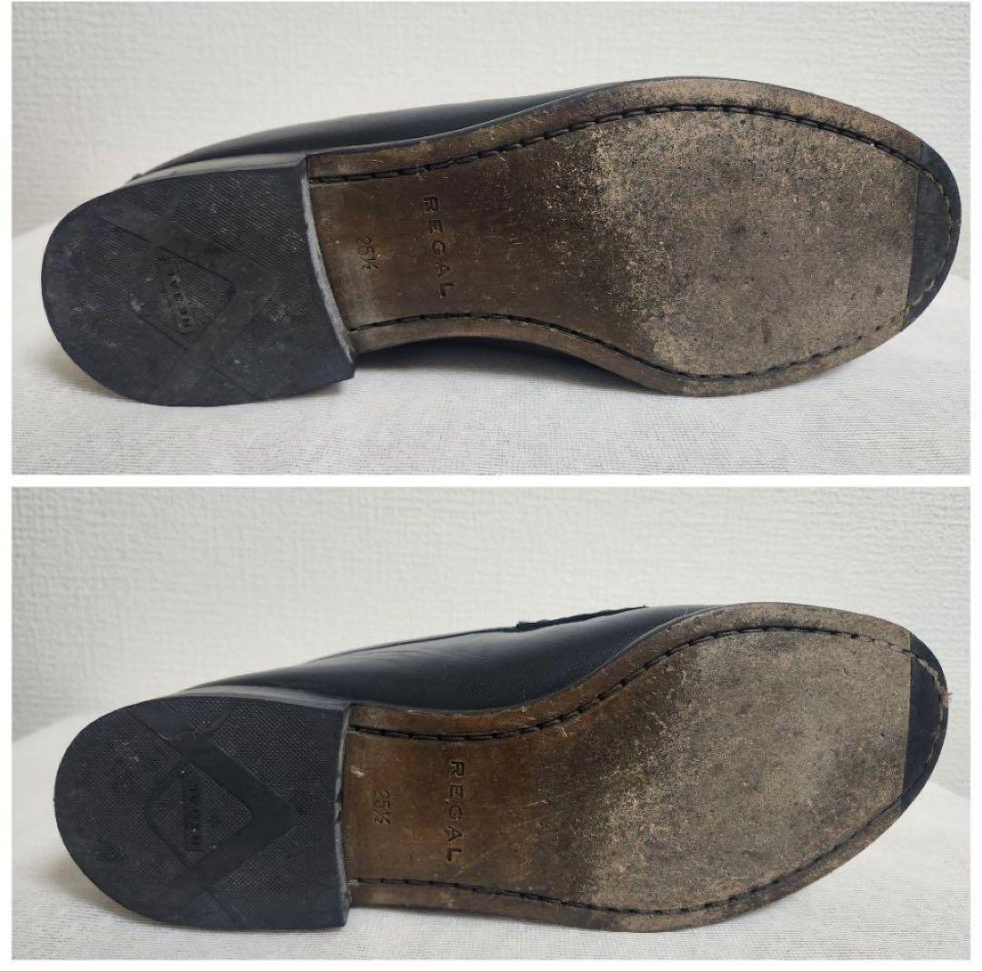 【極美品】REGAL　リーガル　ホースビットローファー　ゴールド　25.5cm