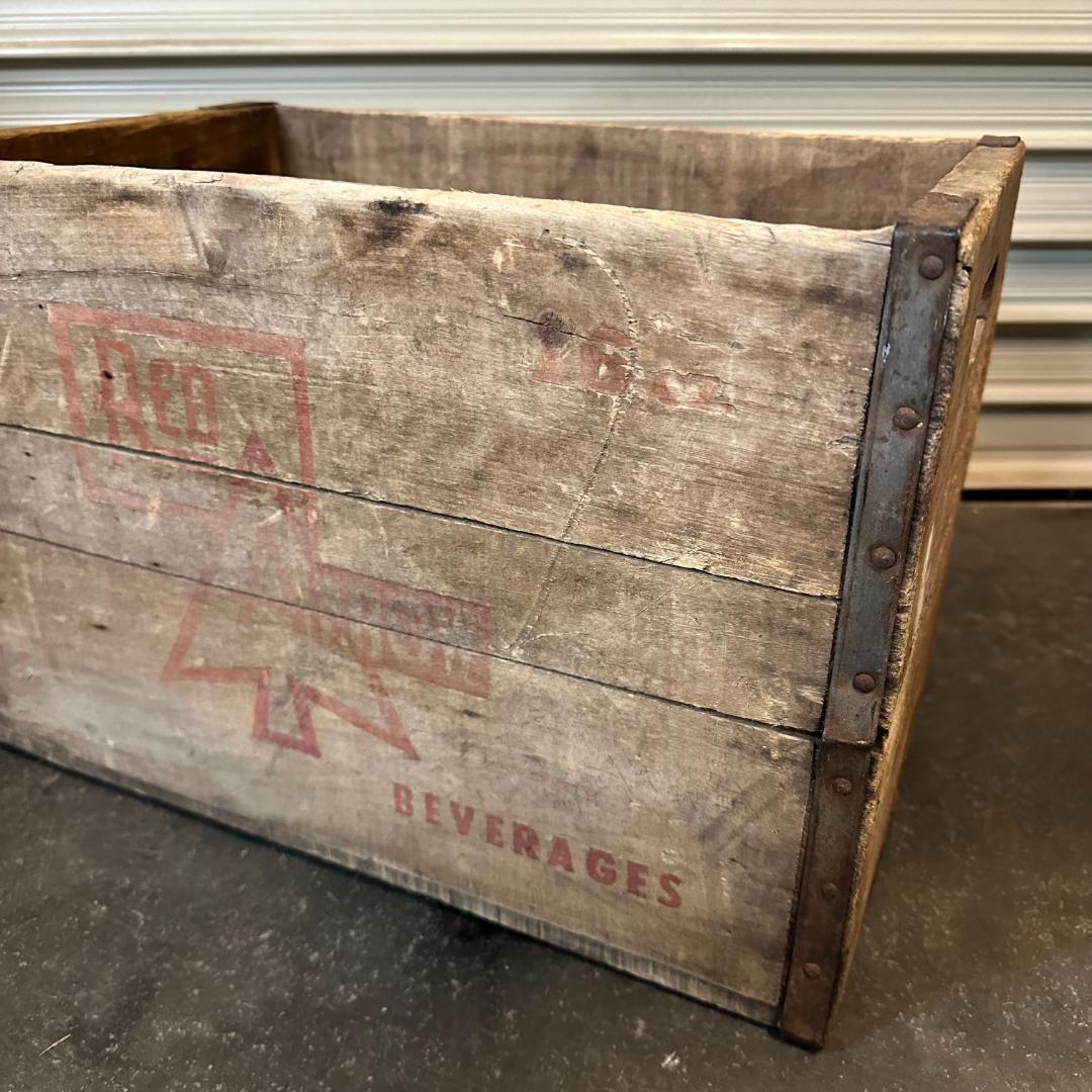 RED A ROW ヴィンテージ木箱 アメリカン雑貨の通販はau PAY マーケット