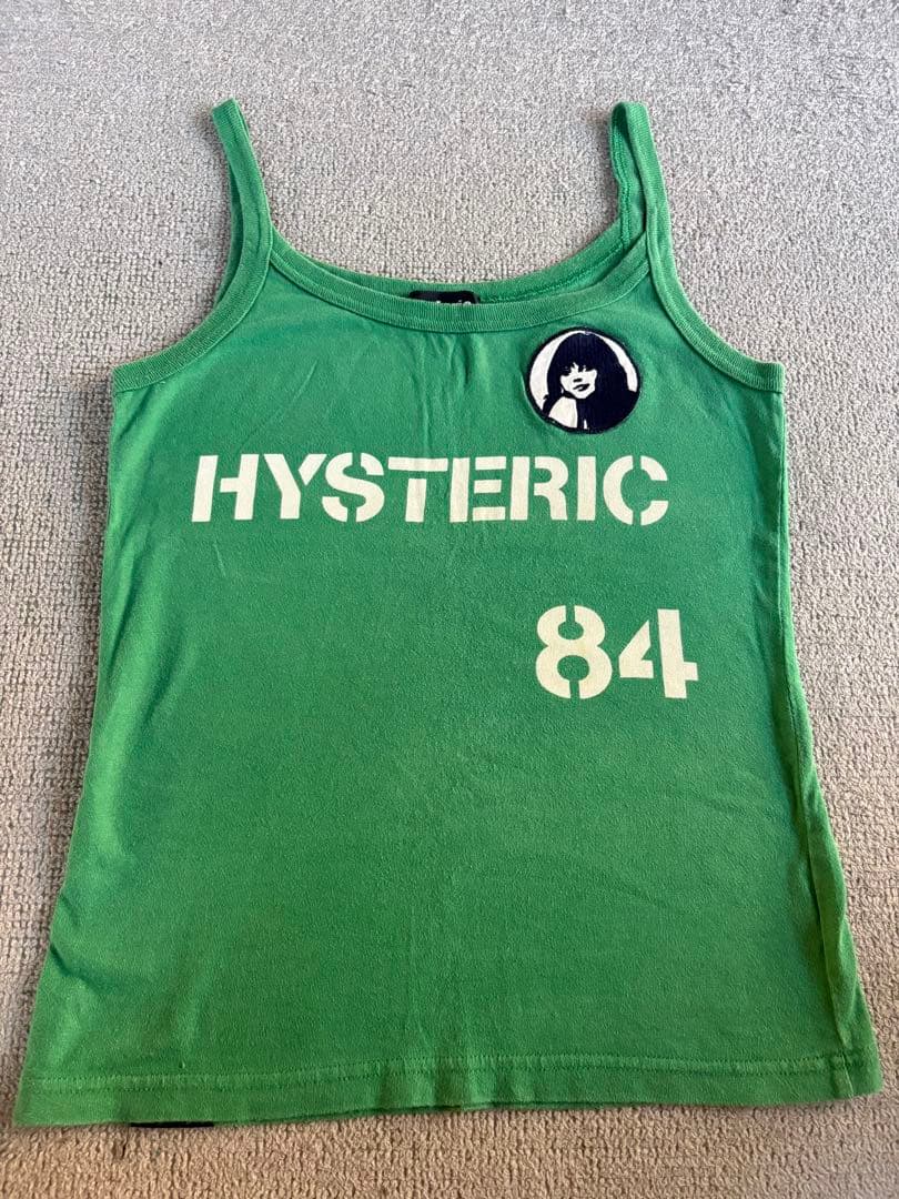 HYSTERIC キャミソール グリーン ACTIVE】Bamboo ストレッチキャミソール（グリーン）（カップ付き