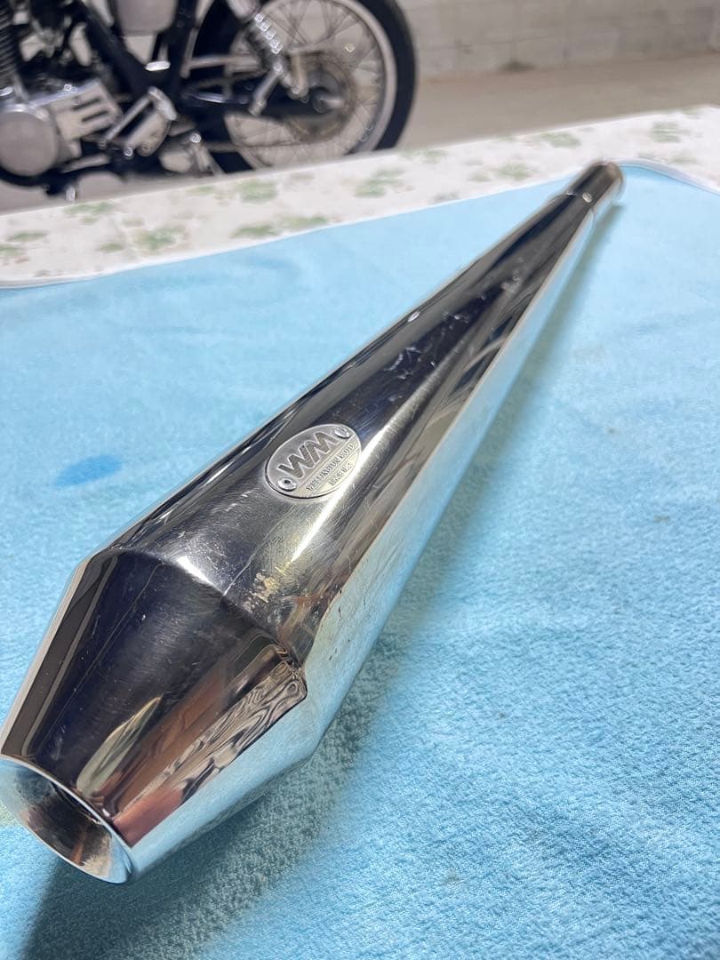 SR400 WM製7Rメガホンマフラー - メルカリ