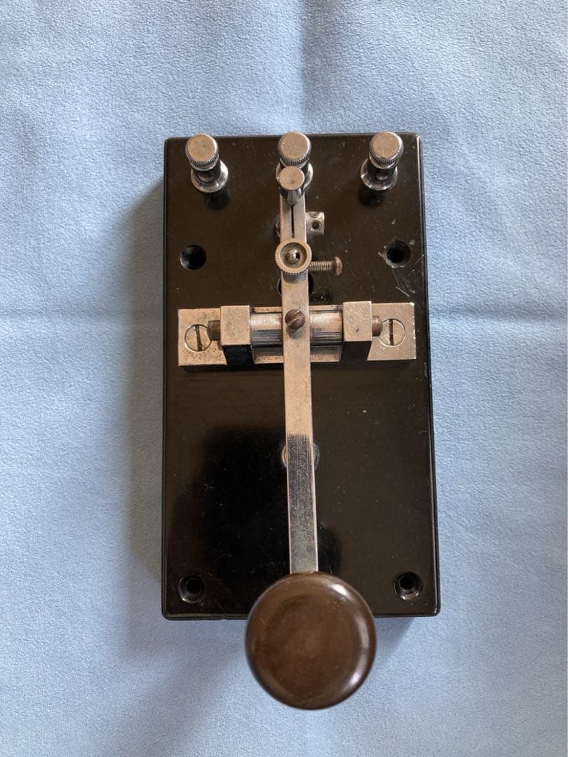 激レア 骨董品】手動電鍵ニ型 モールス信号器（旧陸海空共通仕様